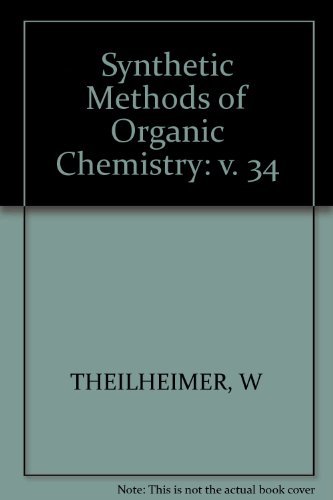 9783805503273: Theilheimer's Synthetic Methods of Organic Chemistry: Yearbook 1980: Mit deutschem Registerschlssel: 34