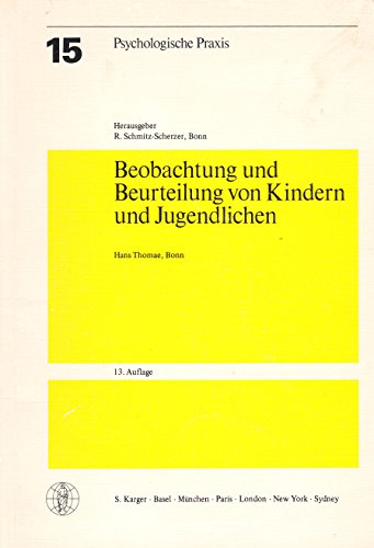 Beispielbild fr Beobachtung und Beurteilung von Kindern und Jugendlichen, Bd 15 zum Verkauf von medimops