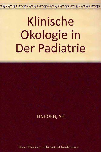 Stock image for Klinische Okologie in Der Padiatrie for sale by medimops