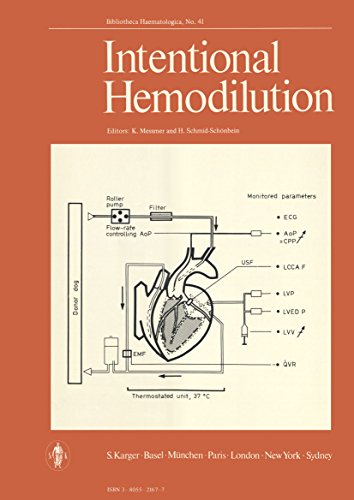 Stock image for Intentional Hemodilution: 2nd International Symposium on Hemodilution, Rottach-Egern, October 1974: Proceedings.: International Symposium Proceedings Studies in Hematology and Blood Transfusion for sale by medimops