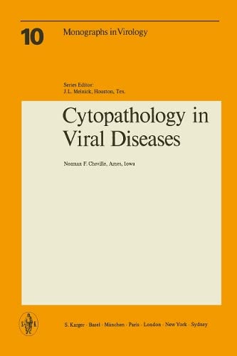 Imagen de archivo de Cytopathology in Viral Diseases (Monographs in Virology) a la venta por Doss-Haus Books