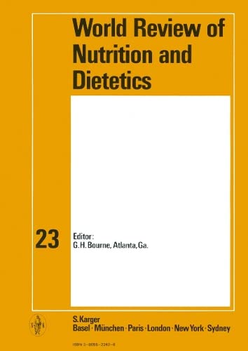 Imagen de archivo de World Review of Nutrition & Dietetics, Volume 23 a la venta por Zubal-Books, Since 1961