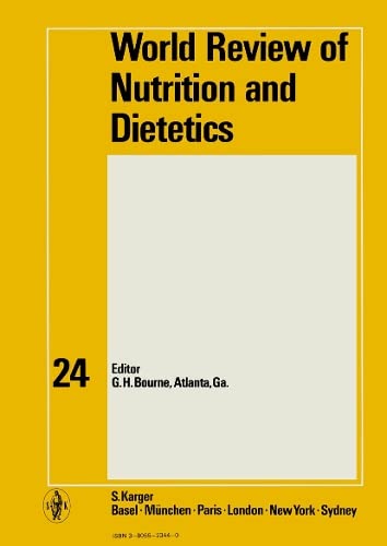 9783805523448: World Review of Nutrition and Dietetics: 24