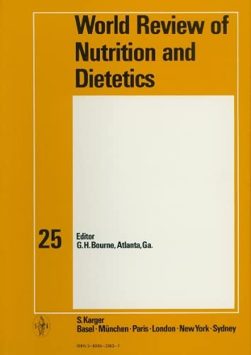 Stock image for World Review of Nutrition & Dietetics, Volume 25 for sale by Zubal-Books, Since 1961