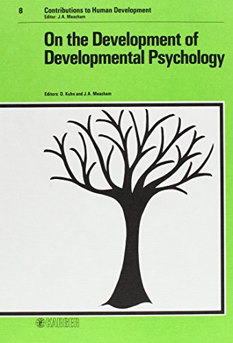 9783805535687: On the Development of Developmental Psychology: 8 (Contributions to Human Development)