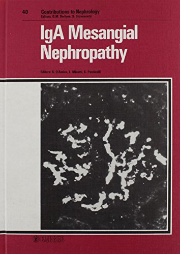 Stock image for Iga Mesangial Nephropathy for sale by Trip Taylor Bookseller