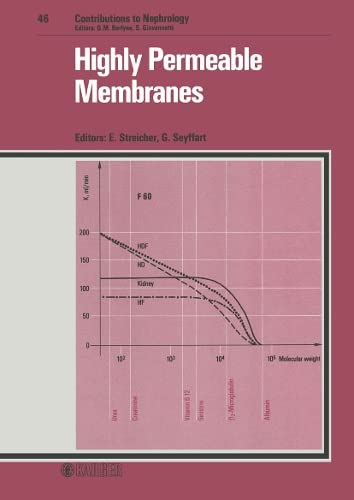 Beispielbild fr Highly Permeable Membranes zum Verkauf von Better World Books