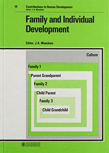 9783805540377: Family and Individual Development: 14 (Contributions to Human Development)