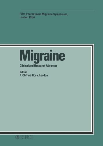 Beispielbild fr Migraine Clinical and Research Advances. zum Verkauf von NEPO UG