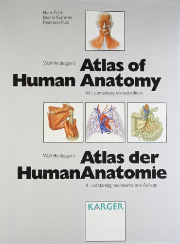 Beispielbild fr Wolf-Heidegger's Atlas of Human Anatomy / Wolf-Heideggers Atlas der HumanAnatomie. zum Verkauf von Antiquariat Smock