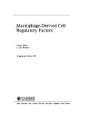 Stock image for Macrophage-Derived Cell Regulatory Factors (Cytokines, Volume 1) for sale by Zubal-Books, Since 1961