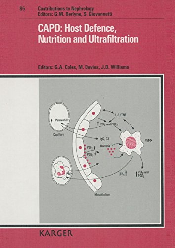 Capd: Host Defense, Nutrition, and Ultrafiltration (Contributions to Nephrology) (9783805552158) by Coles, G. A.; Davies, M.; Williams, J. D.