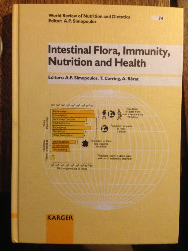 Imagen de archivo de Intestinal Flora, Immunity, Nutrition and Health (World Review of Nutrition and Dietetics) (v. 74) a la venta por Plum Books