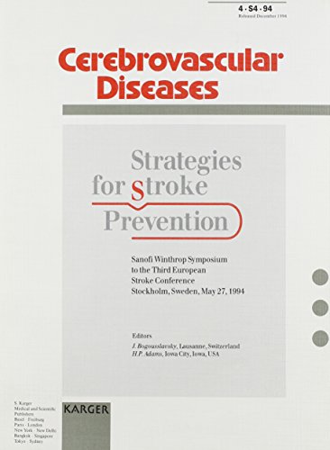 Cerebrovascular Diseases: Strategies for Stroke Prevention : Sanofi Winthrop Symposium to the Third European Stoke Conference Stockholm, Sweden May (9783805560733) by Bogousslavsky, Julien