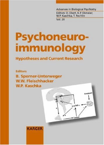 9783805572620: Psychoneuroimmunology: Hypotheses and Current Research : 6th Expert Meeting on Psychoimmunology, Innsbruck, January 21-22, 2000 (Advances in Biological Psychiatry)