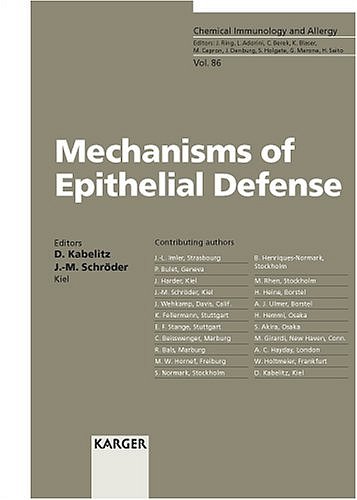 9783805578622: Mechanisms of Epithelial Defense: 86