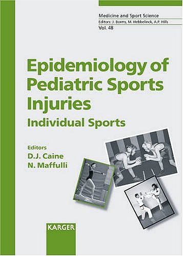 Beispielbild fr Epidemiology of Pediatric Sports Injuries zum Verkauf von Better World Books: West
