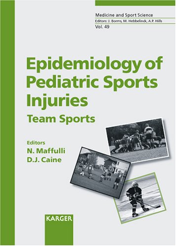 Stock image for Epidemiology of Pediatric Sports Injuries for sale by Books Puddle