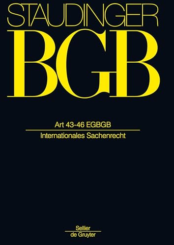 9783805910408: Art 43-46 EGBGB: (Internationales Sachenrecht) (German Edition)