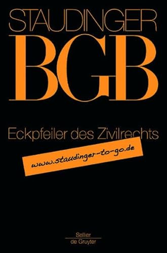 Beispielbild fr Eckpfeiler des Zivilrechts (J. von Staudingers Kommentar zum Brgerlichen Gesetzbuch mit Einfhrungsgesetz und Nebengesetzen) Beckmann, Roland Michael; et al. and Martinek, Michael zum Verkauf von online-buch-de