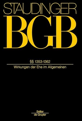 Beispielbild fr 1353-1362: (Wirkung der Ehe im Allgemeinen) (German Edition) zum Verkauf von Books Unplugged