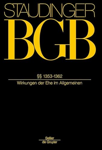 Stock image for  1353-1362: (Wirkung der Ehe im Allgemeinen) (German Edition) for sale by Books Unplugged