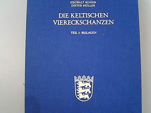 Die keltischen Viereckschanzen; Teil 1 (Text) und Teil 2 (Beilagen) 2 Bände komplett - Bittel, Kurt / Schiek, Siegwalt / Müller, Dieter -