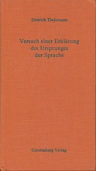 Beispielbild fr Versuch einer Erklrung des Ursprunges der Sprache. zum Verkauf von medimops