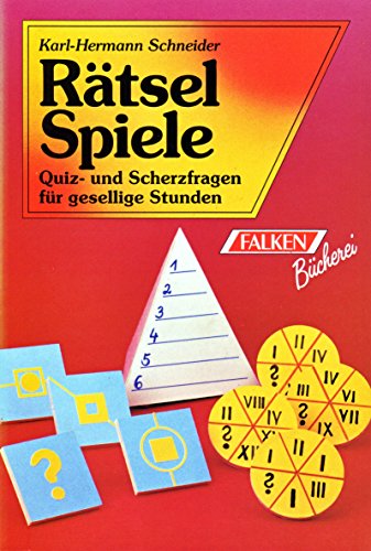 Beispielbild fr Rtselspiele, Quiz- und Scherzfragen fr gesellige Stunden zum Verkauf von biblion2