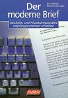 9783806814408: Der moderne Brief