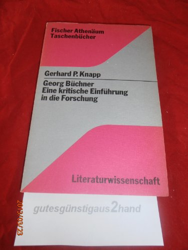 Imagen de archivo de Georg Bchner. Eine kritische Einfuehrung in die Forschung a la venta por German Book Center N.A. Inc.