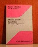 Imagen de archivo de ROBERT MUSIL Ein Forschungsbericht a la venta por German Book Center N.A. Inc.