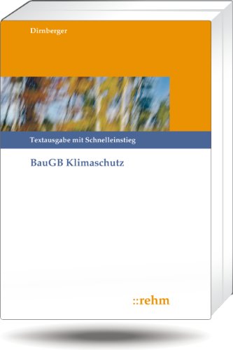 Stock image for BauGB Klimaschutz: Textausgabe mit Schnelleinstieg for sale by medimops