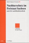 Imagen de archivo de Nachbarschutz im Freistaat Sachsen: nach Zivil- und ffentlichem Recht Leitfaden a la venta por medimops
