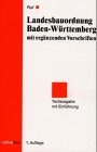 9783807319445: Landesbauordnung Baden-Wrttemberg mit ergnzenden Vorschriften: Textausgabe