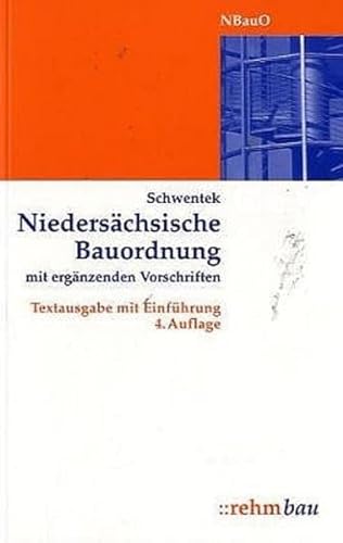 Beispielbild fr Niederschsische Bauordnung mit ergnzenden Vorschriften: Textausgabe mit Einfhrung zum Verkauf von medimops