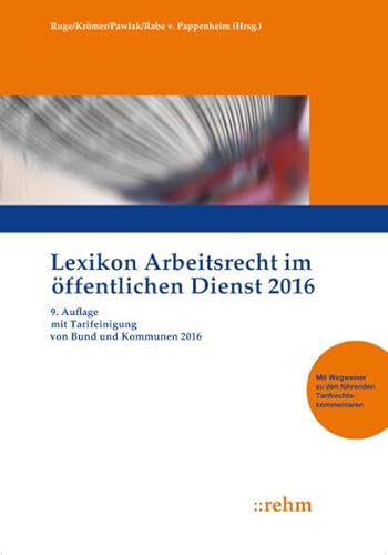 Imagen de archivo de Lexikon Arbeitsrecht im ffentlichen Dienst 2016 a la venta por Buchpark