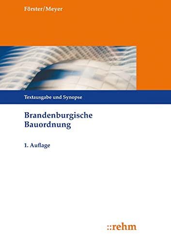 Beispielbild fr Brandenburgische Bauordnung -Language: german zum Verkauf von GreatBookPrices