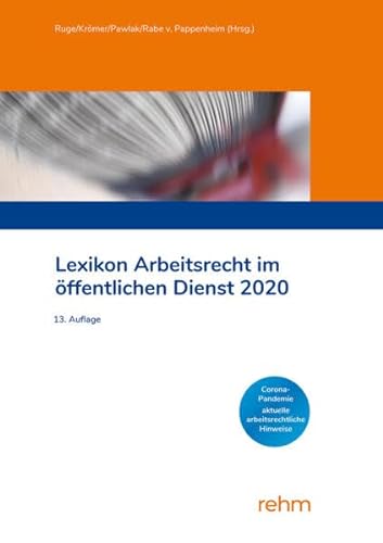 Stock image for Lexikon Arbeitsrecht im ffentlichen Dienst 2020 for sale by medimops