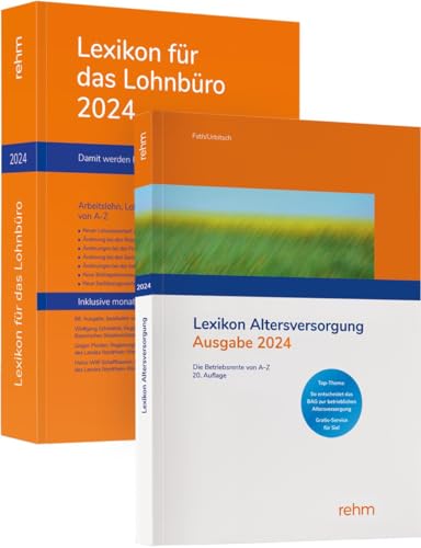9783807328621: Buchpaket Lexikon fr das Lohnbro und Lexikon Altersversorgung 2024