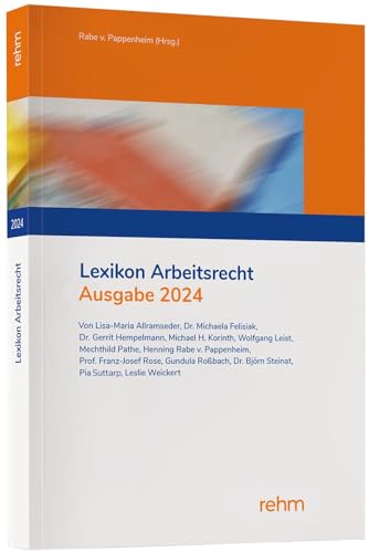 Stock image for Lexikon Arbeitsrecht 2024 for sale by GreatBookPrices