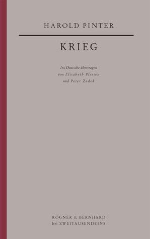 9783807701448: Krieg (Livre en allemand)