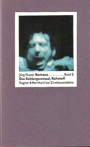 Imagen de archivo de Jrg Fauser Edition: Romane II: BD 2 a la venta por medimops