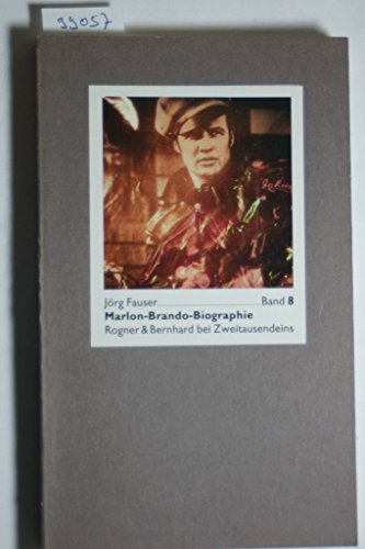Imagen de archivo de Jrg Fauser Edition: Marlon-Brando-Biographie: BD 8 a la venta por medimops
