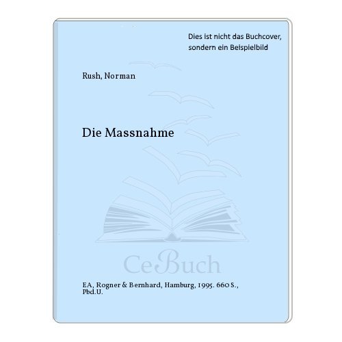 Stock image for Die Massnahme for sale by Versandantiquariat Felix Mcke