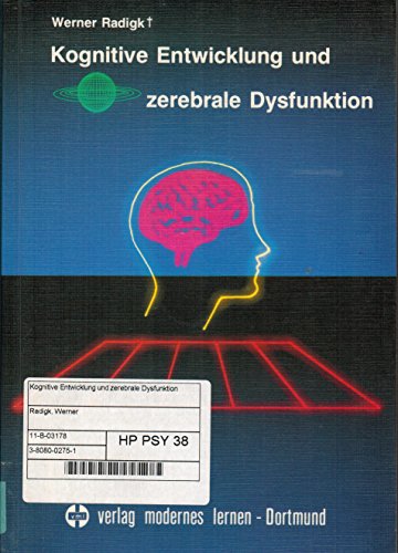 9783808002759: Kognitive Entwicklung und zerebrale Dysfunktion