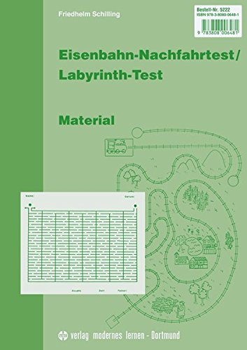 Beispielbild fr Eisenbahn-Nachfahrtest / Labyrinth-Test -Language: german zum Verkauf von GreatBookPrices