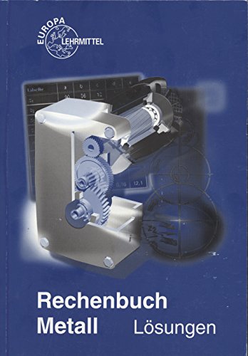 Imagen de archivo de Rechenbuch Metall. Lsungen a la venta por medimops