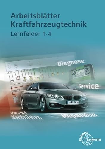 9783808522448: Arbeitsbltter Kraftfahrzeugtechnik Lernfelder 1-4