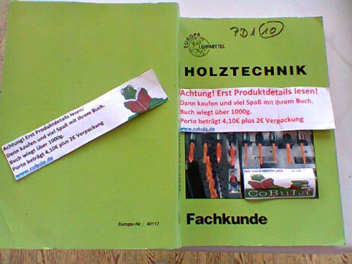 Beispielbild fr Holztechnik, Fachkunde zum Verkauf von medimops